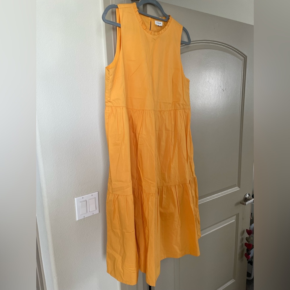 NWT J CREW YELLOW DRESS